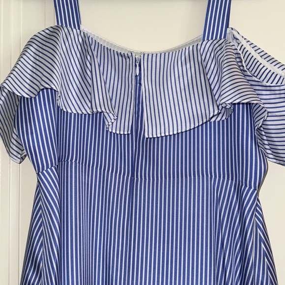 💙 J. CREW STRIPED SILK DRESS 💙 - Picture 6 of 8